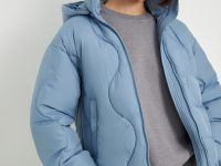 Утепленная куртка с воротником-стойкой