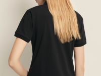 Поло приталенного силуэта с вышивкой