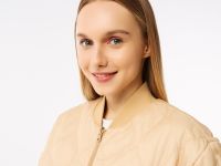 Женская стёганая двухсторонняя куртка Lacoste