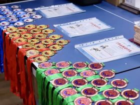 В Оленьке прошел республиканский турнир для юных борцов, посвященный памяти тренера