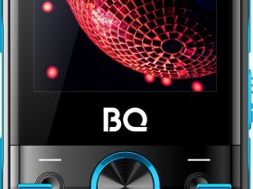 Мобильный телефон BQ 2842 Disco Boom Чёрный / Голубой