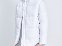 Утепленная куртка свободного силуэта