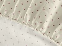 Простыня на резинке Pois beige