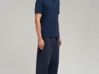 Поло slim fit из хлопкового трикотажа