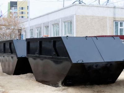 В Якутии в исправительной колонии изготовили бункеры для ТКО