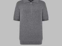 Легкий джемпер-поло полуприлегающего кроя