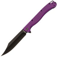 Складной нож Daggerr Toothpick BW, сталь 8Cr14MoV , рукоять фиолетовый FRN