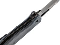 Складной нож Ute 440C BW, серая G10, Kizlyar Supreme