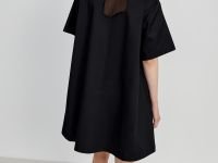 Платье А-силуэта из хлопка