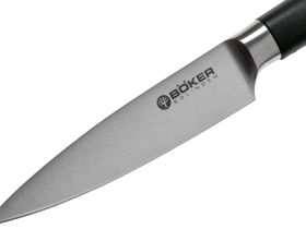 Кухонный нож Bker Core Professional Utility Knife для чистки овощей и фруктов, 90 мм, сталь X50CrMoV15, рукоять пластик