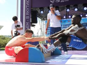 Определены победители международного турнира по мас-рестлингу компании «Железные дороги Якутии»