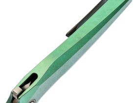 Складной нож TUOTOWN Magpie, сталь M390, рукоять Crystal Titanium Green