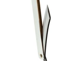 Нож складной Higonokami Nagao Kanekoma, 100мм, сталь SK-5 3 слоя, рукоять нержавеющая сталь серебристая