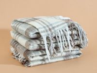 Плед Клетка/Cellule, серый