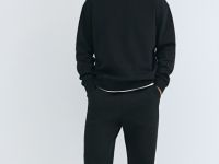 Базовые джоггеры с начёсом, Черный