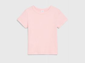 Футболка в рубчик для девочек, Розовый