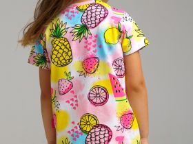 Комплект для девочки: футболка, шорты