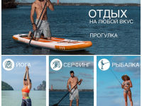Надувная доска для SUP-бординга COOLSURF 10.6, Blue
