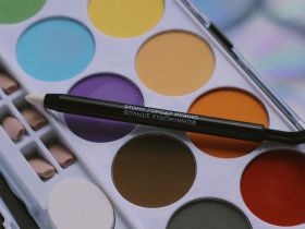 Набор прессованной пастели nuance., Tablette chromatique, яркие оттенки, 10 цв., с инструментами