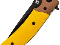 Складной нож Steelclaw Резервист, сталь D2, рукоять G10, желтый