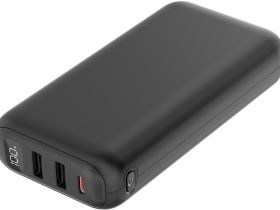 Портативное зарядное устройство Akai BE-20015PD 20 000 мАч Чёрное