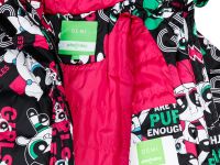 Куртка текстильная с полиуретановым покрытием для девочек