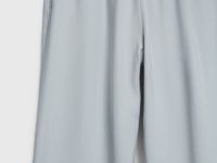 Прямые брюки с поясом на резинке, Серый