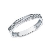 Серебряное кольцо с фианитами