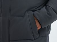 Утеплённая куртка с капюшоном, Серый