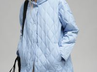 Стеганое пальто с водоотталкивающей пропиткой