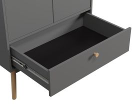 Распашной шкаф Торвалль 2-80x185 Графитовый