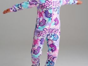 Комбинезон трикотажный для девочек