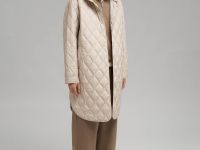 Стеганое пальто с водоотталкивающей пропиткой