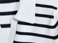 Джемпер-поло с коротким рукавом, Белый