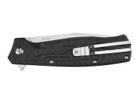 Складной нож SRM 221X-GB satin сталь 14C28N, рукоять Black G10/CF
