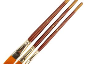 Набор кистей Синтетика "Decola" №1, 3 шт плоские