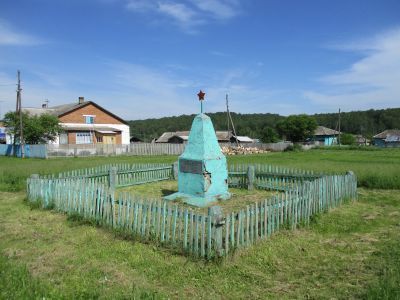 Братская могила партизан, погибших в борьбе с Колчаком