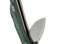 Складной нож Trivisa Arae-04G, сталь 14C28N, рукоять микарта