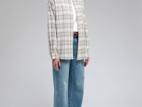 Рубашка из хлопковой фланели в клетку