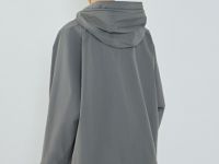 Куртка оверсайз с капюшоном, Серый