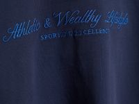 Футболка с вышивкой, Синий