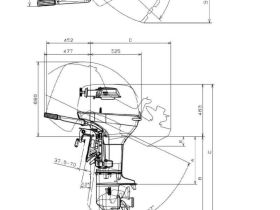 2х-тактный лодочный мотор SUZUKI DT40WRS