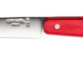 Нож столовый Opinel №125, нержавеющая сталь, ярко-красный