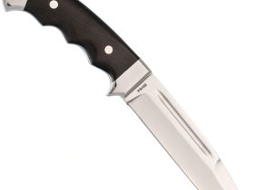 Нож цельнометаллический Солдат-1, сталь 95х18, граб