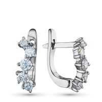 Серьги из белого золота э4712сг10172900