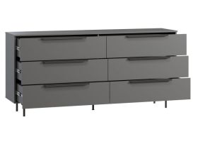 Комод Квелен 192x89 Графитовый
