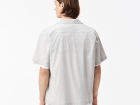 Мужская рубашка Lacoste свободного кроя с коротким рукавом