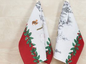 Комплект полотенец Рождество в деревне/Country christmas I
