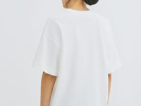 Футболка с принтом, Белый