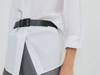 Ремень из искусственной кожи, Черный